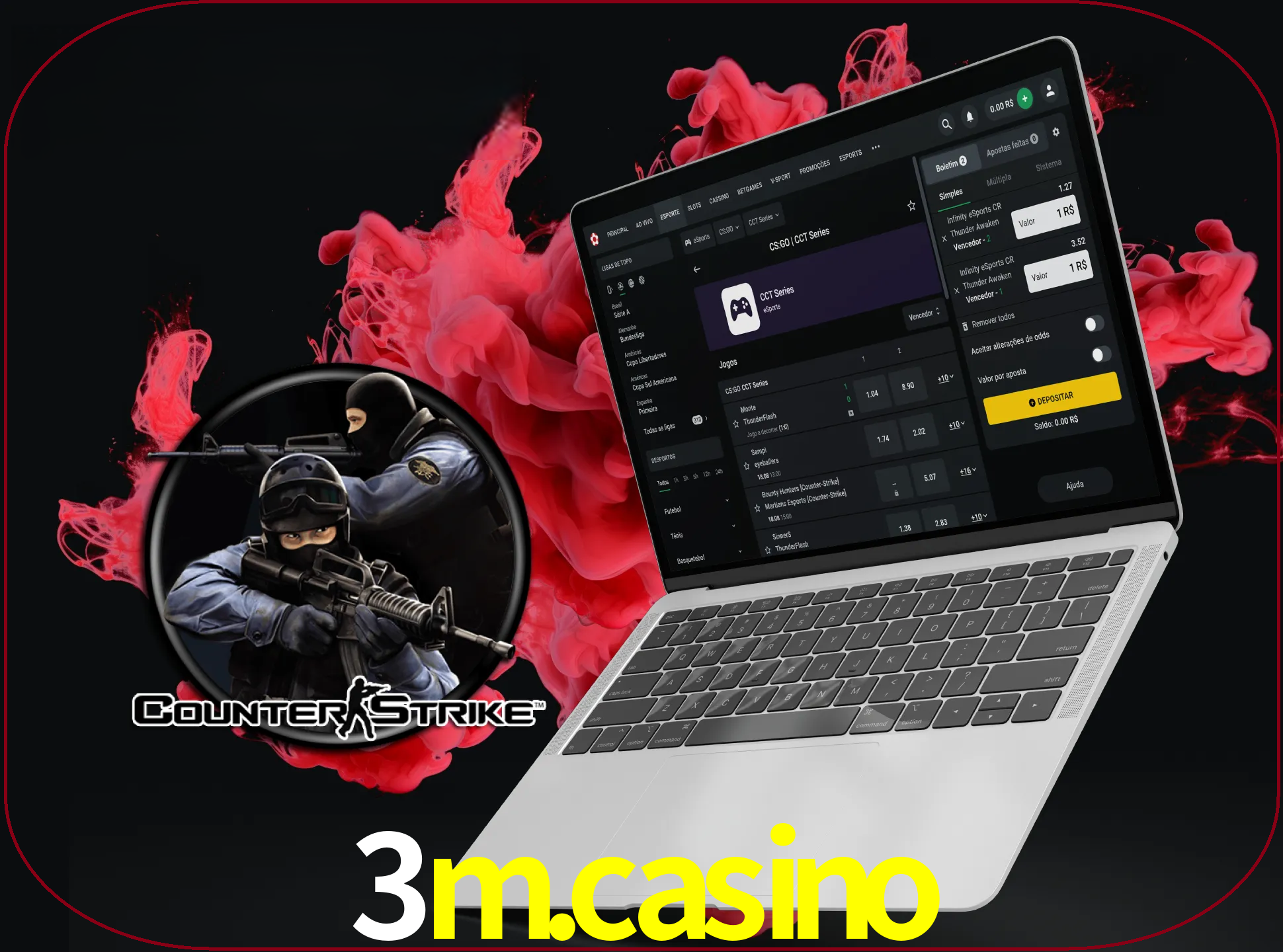 Um grande número de jogos irá agradar aos fãs deste jogo de tiro no sítio Web e na aplicação da empresa 3M.CASINO.