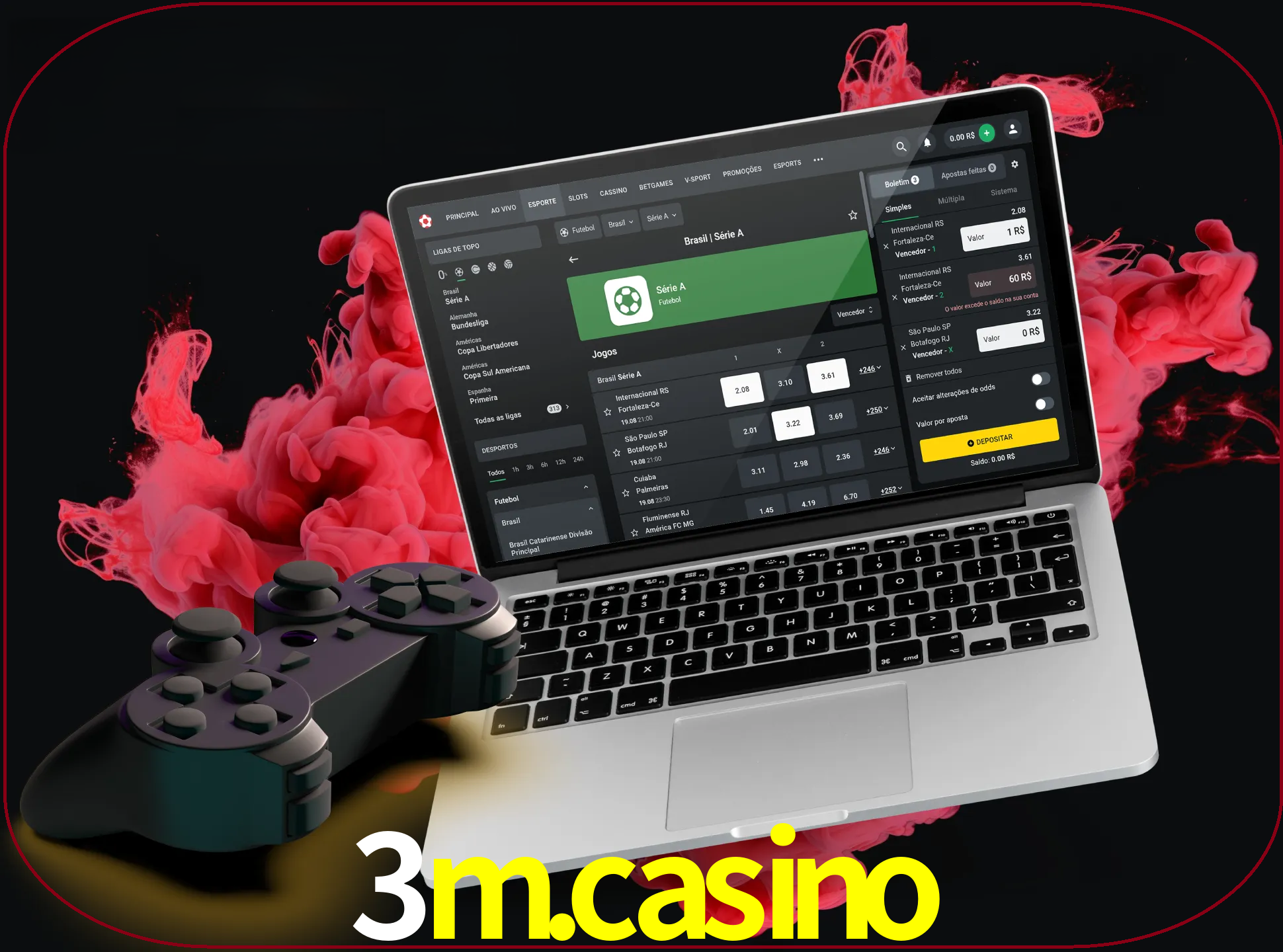Visite a secção especial de jogos de vídeo em 3M.CASINO para descobrir em que jogos pode apostar e ganhar muito dinheiro.