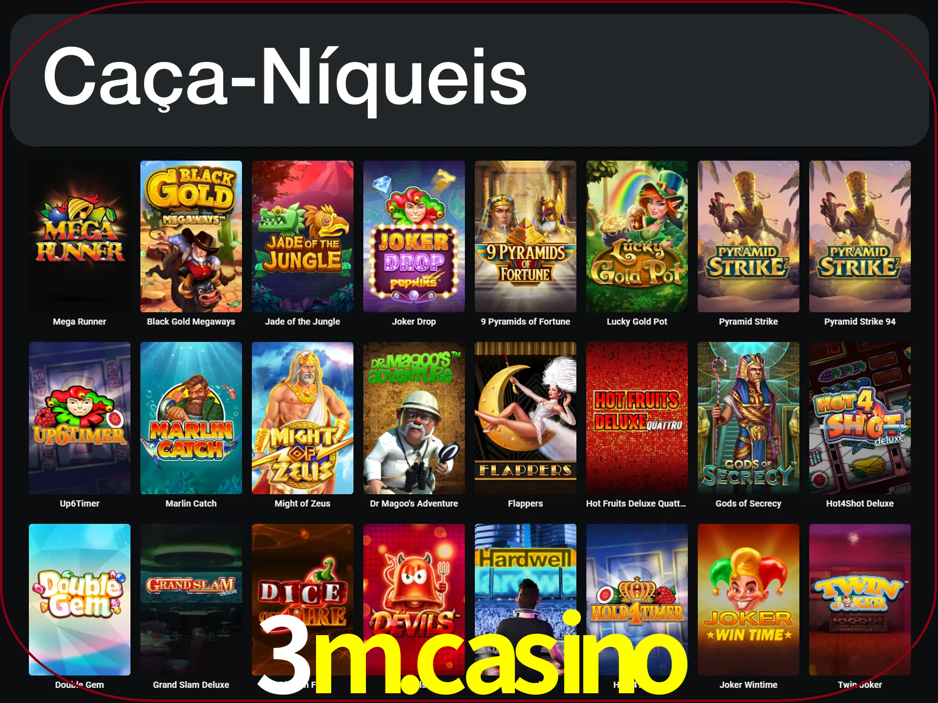 LeonBet tem mais de 3000 slots para jogar.